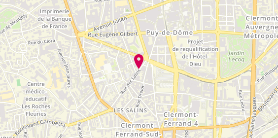 Plan de Citroen, 8 Rue Salins, 63000 Clermont-Ferrand