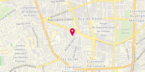 Plan de M et d'Automobiles, 23 Rue Emmanuel Chabrier, 63000 Clermont-Ferrand