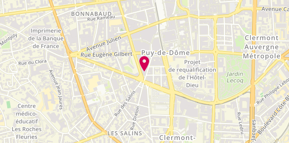 Plan de Speedy, 57 Rue Bonnabaud, 63000 Clermont-Ferrand