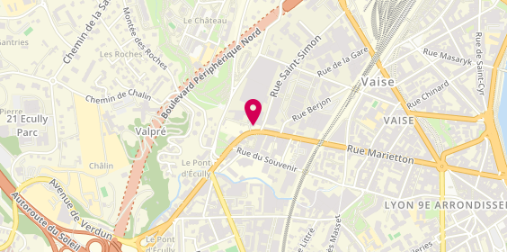 Plan de AssAuto, 100 Rue Marietton, 69009 Lyon