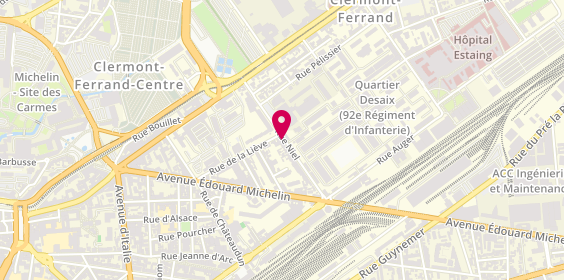 Plan de FC Carrosserie, 20 Rue Niel, 63100 Clermont-Ferrand