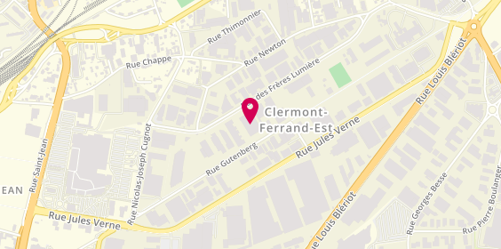 Plan de Auvergne Lubrifiants, Zone Industrielle du Brézet
14 Rue des Frères Lumière, 63100 Clermont-Ferrand