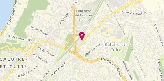 Plan de Carglass, 13 avenue Général Leclerc, 69300 Caluire-et-Cuire