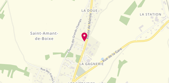 Plan de Auto Fit, La Gagnerie Route Mansle, 16330 Saint-Amant-de-Boixe