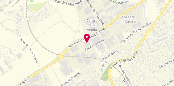 Plan de Stellantis & You Lyon Rillieux, 1157 avenue de l'Hippodrome, 69140 Rillieux-la-Pape