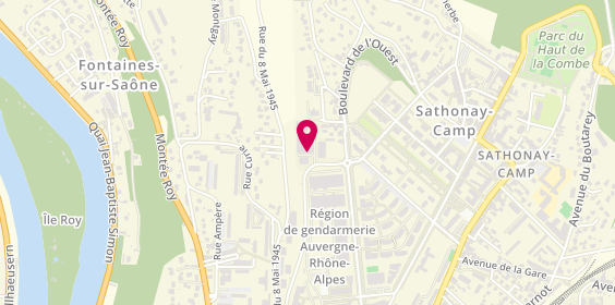 Plan de Garage Degout, 6 Boulevard des Monts d'Or, 69580 Sathonay-Camp