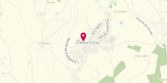 Plan de BOCHARD Marcel, Le Bourg, 42360 Montchal