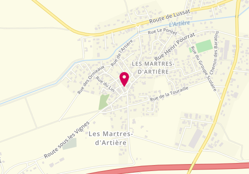 Plan de Carrosserie des Martres, Route de Vichy Zone Artisanale le Marais, 63430 Les Martres-d'Artière
