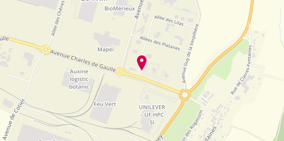 Plan de Garage de la Plaine, 160 Rue Charles de Gaulle, 01150 Saint-Vulbas