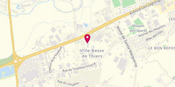 Plan de Auvergne Utilitaire, Rue Adrien Legay, 63300 Thiers