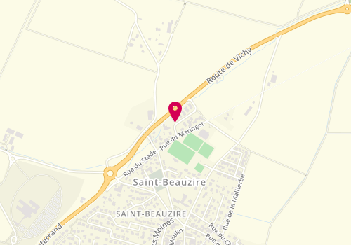 Plan de Peugeot, Zone Artisanale Champ de Garay, 63360 Saint-Beauzire