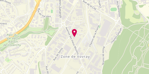 Plan de Garage Mazet Auto, 9 avenue des Vieux Moulins, 74600 Annecy