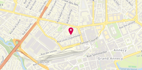 Plan de Top Garage, 8 Rue Louis Chaumontel, 74000 Annecy