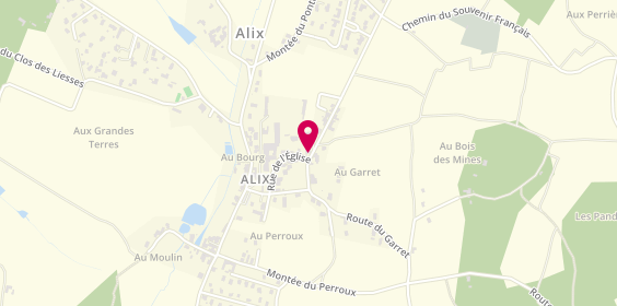 Plan de Alloin Auto Pro, 7 Route de la Rochelle, 69380 Alix