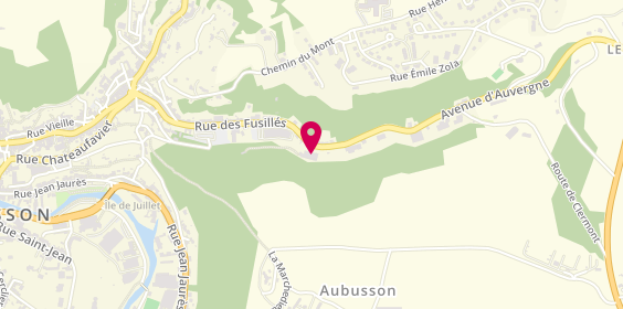 Plan de First Stop, 2 avenue d'Auvergne, 23200 Aubusson