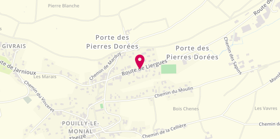 Plan de Garage de Pouilly, Route de Liergues, 69400 Porte des Pierres Dorées