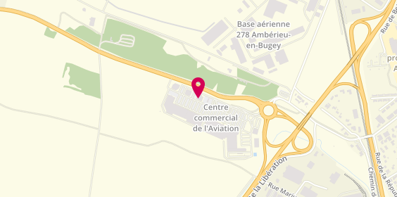 Plan de First Stop, Zone Commerciale de l'Aviation, Les Terreaux, 01500 Ambérieu-en-Bugey