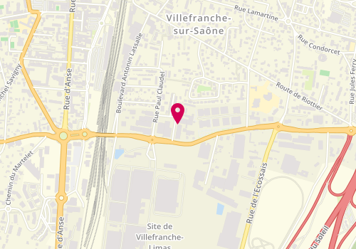 Plan de Avatacar, 161 Rue Ronsard, 69400 Villefranche-sur-Saône