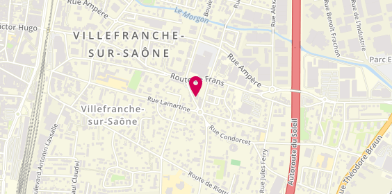 Plan de Calade Centre Auto, 87 Rue Condorcet, 69400 Villefranche-sur-Saône