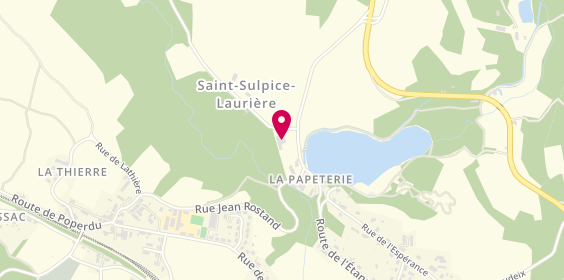 Plan de D.S.M, 3 Route du Theil, 87370 Saint-Sulpice-Laurière