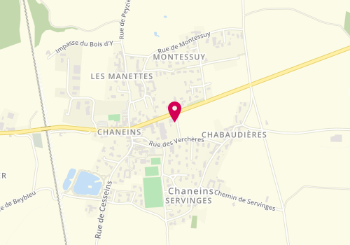 Plan de Ets Rieux (Etablissements Rieux), 1 chemin 9, 01990 Chaneins