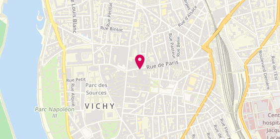 Plan de Vichy Automobiles, 6 Rue Paris, 03200 Vichy