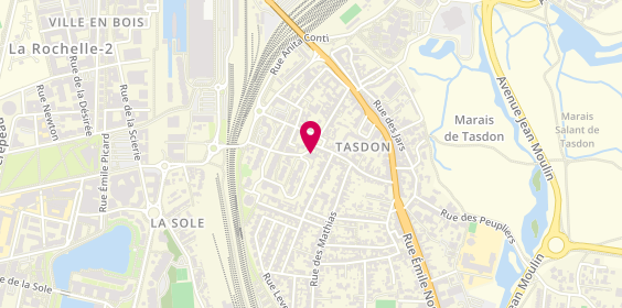 Plan de Tasdon Automobile, 24 Rue de la Barroere, 17000 La Rochelle
