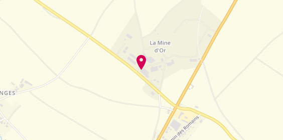 Plan de Garage BELLIVIER Sébastien, Zone Industrielle de la Mine d'Or, 79170 Brioux-sur-Boutonne