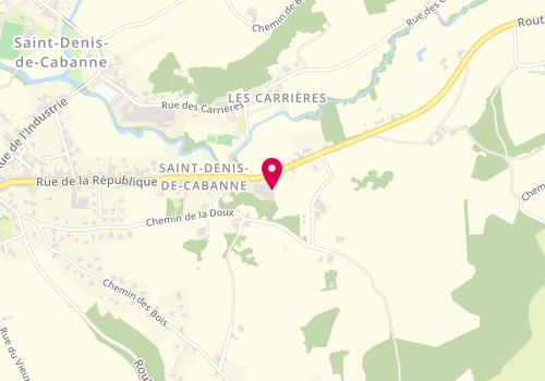Plan de Avatacar, Route de Chauffailles Zone Artisanale, 42750 Saint-Denis-de-Cabanne