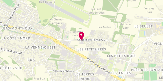Plan de Peltier Moteurs-Peltier Distribution, 16 chemin des Fontaines, 74100 Vétraz-Monthoux