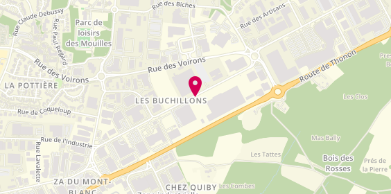 Plan de BMW Salève Automobiles, 8 Rue Bûchillons, 74100 Ville-la-Grand