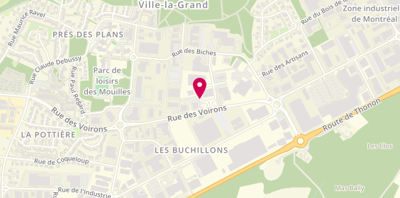 Plan de Kia, Zone Industrielle Village Entrep 7 Rue Chantemerle, 74100 Ville-la-Grand