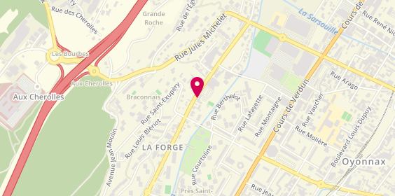 Plan de Garage Dominguez, 15 Route de la Forge, 01100 Oyonnax