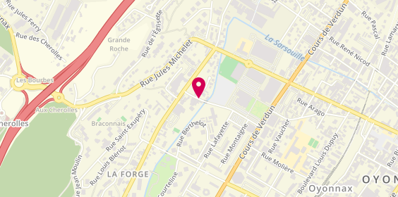 Plan de Garage Caglio, 51 Rue Capitaine Montreal, 01100 Oyonnax
