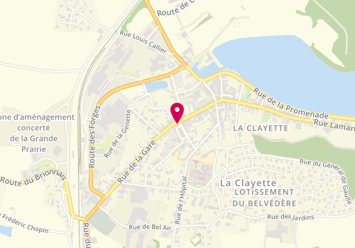 Plan de Garage du Midi, 6 Rue de Gothard Route de Roanne, 71800 La Clayette