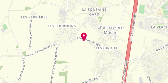Plan de Garage Belleville, 860 Chemin des Luminaires, 71850 Charnay-lès-Mâcon