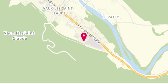 Plan de Auto Service, Route de la Vallée, 39360 Vaux-lès-Saint-Claude