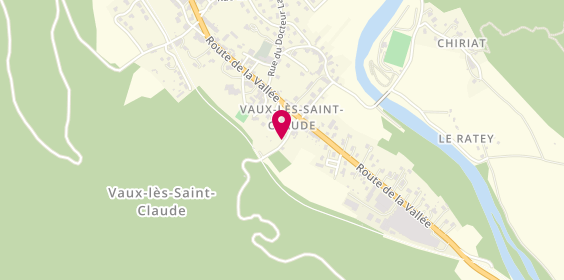 Plan de Center Auto, 82 Rue des Montaines, 39360 Vaux-lès-Saint-Claude