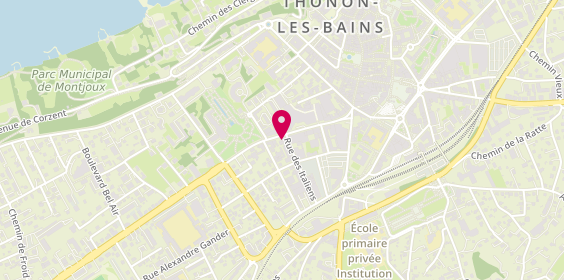 Plan de Garage de l'Etoile, Immeuble le Joran
14 avenue du Général de Gaulle, 74200 Thonon-les-Bains