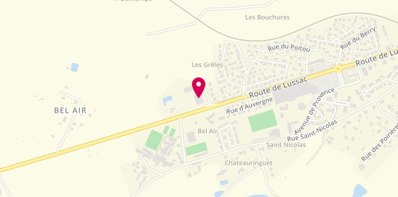Plan de Montmorillon Automobiles, Route de Lussac, 86500 Montmorillon