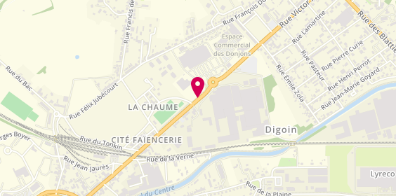 Plan de Grosjean Pneus, Centre Commercial Leclerc
Rue de la Faîencerie
Le Revernay, 71160 Digoin, France