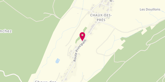 Plan de PATEL Patrice, Chaux des Prés 60 Route Principale, 39150 Nanchez