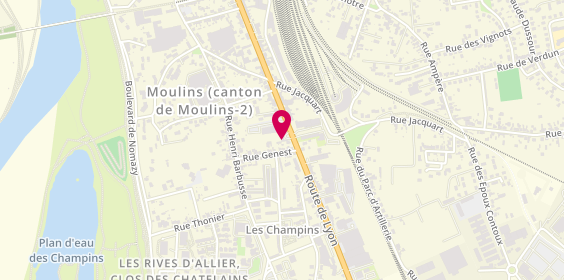 Plan de Carglass, 75 Bis Route de Lyon, 03000 Moulins