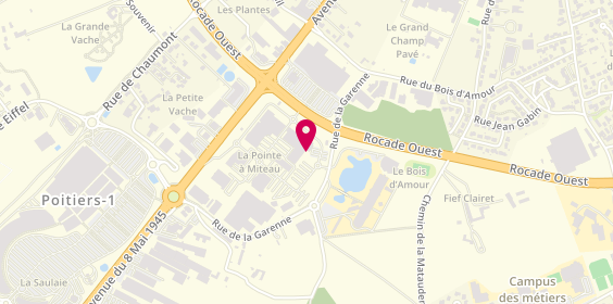 Plan de Quantium By Autosphere, 10 Rue de la Paillerie
Rocade Sud Est, 86000 Poitiers