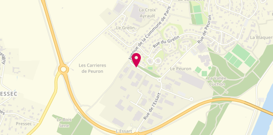 Plan de Atelier Rétro'mécanic, 71 Rue Peuron, 86300 Chauvigny