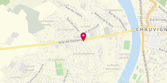 Plan de Auto Net, 29 Rue Poitiers, 86300 Chauvigny