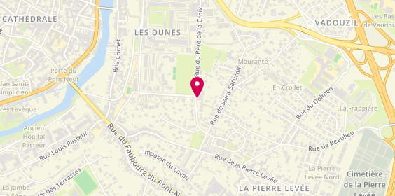 Plan de Garage des DUNES, 75 Rue du Pere de la Croix, 86000 Poitiers