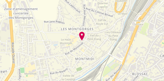 Plan de Auto Primo, 14 Rue de Montmidi, 86000 Poitiers