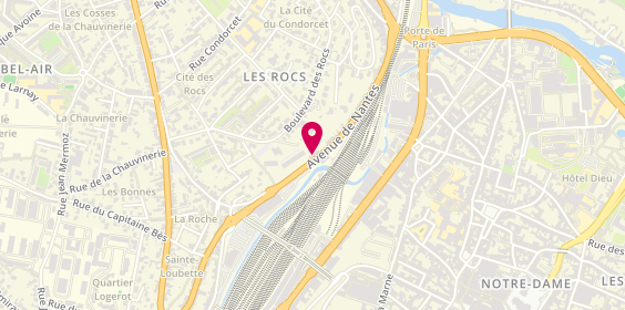 Plan de Axe 10 Automobiles, 108 avenue de Nantes, 86000 Poitiers