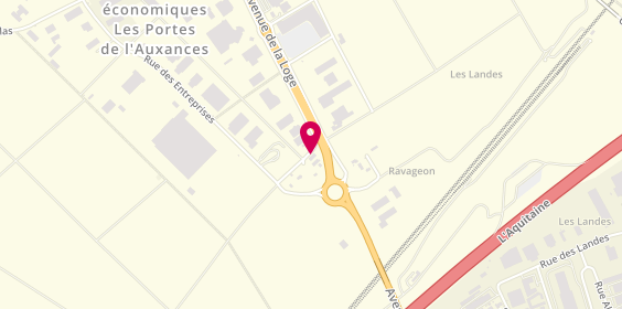 Plan de Auto Repare 86, 151 avenue du plateau des Glières, 86440 Poitiers
